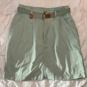 High waisted vintage knee length skirt